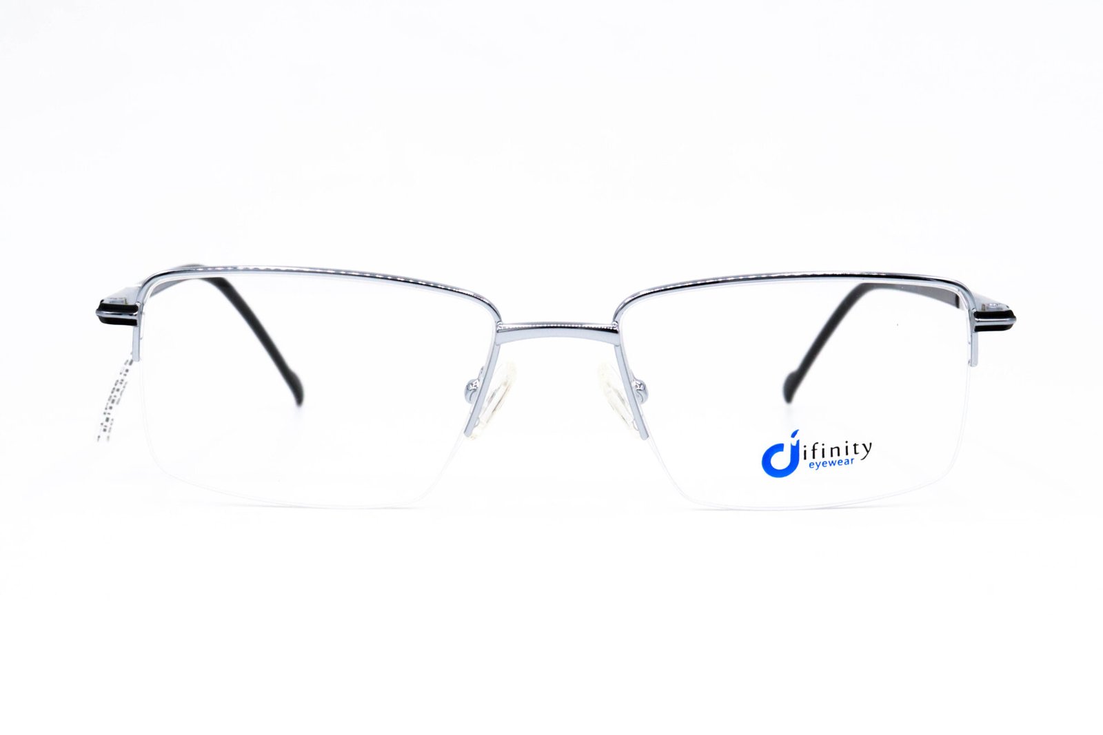 اطار طبي DIFINITY للرجال مستطيل لون فضي و أسود - IP586 C5