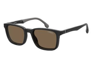 نظارة طبية مع عدسات شمسي CARRERA للرجال مستطيل لون أسود - 8045/CS 807/SP