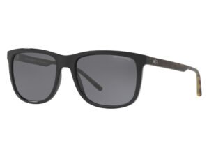 نظارة شمسية ARMANI EXCHANGE للرجال مستطيل لون أسود و نمري - AX4070S 815881