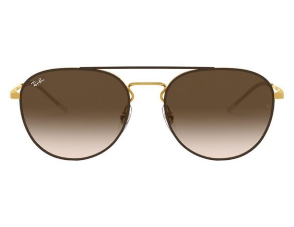 Rayban RB3589 905513 Black Unisex Rectangle Sunglasses