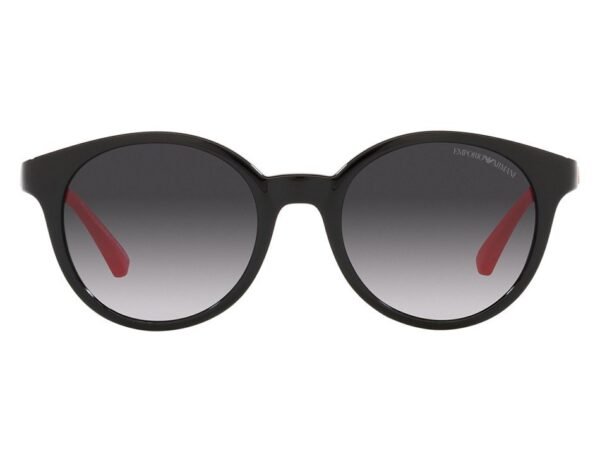 Emporio Armani EA4185 50178G Black Unisex Round Sunglasses