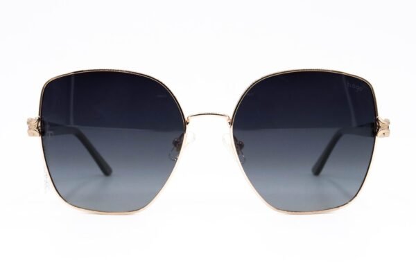 Tiago R8143 C2 Black/Gold Women Aviator Sunglasses