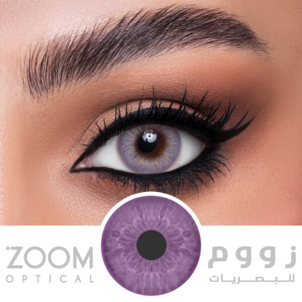Flora Daily Color Contact Lenses - Violet